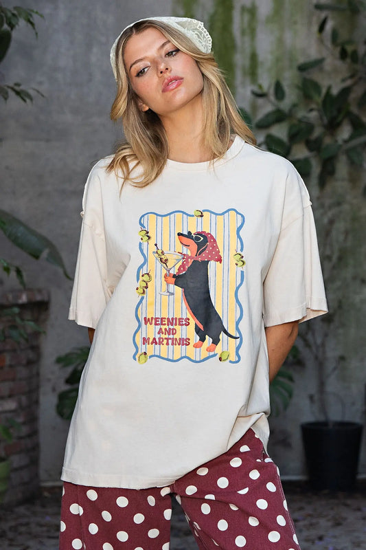 Soft Washed Weenies Graphic Top