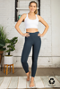 NOCTURNAL NAVY BUTTER SOFT BASIC FULL LENGTH LEGGINGS image 0