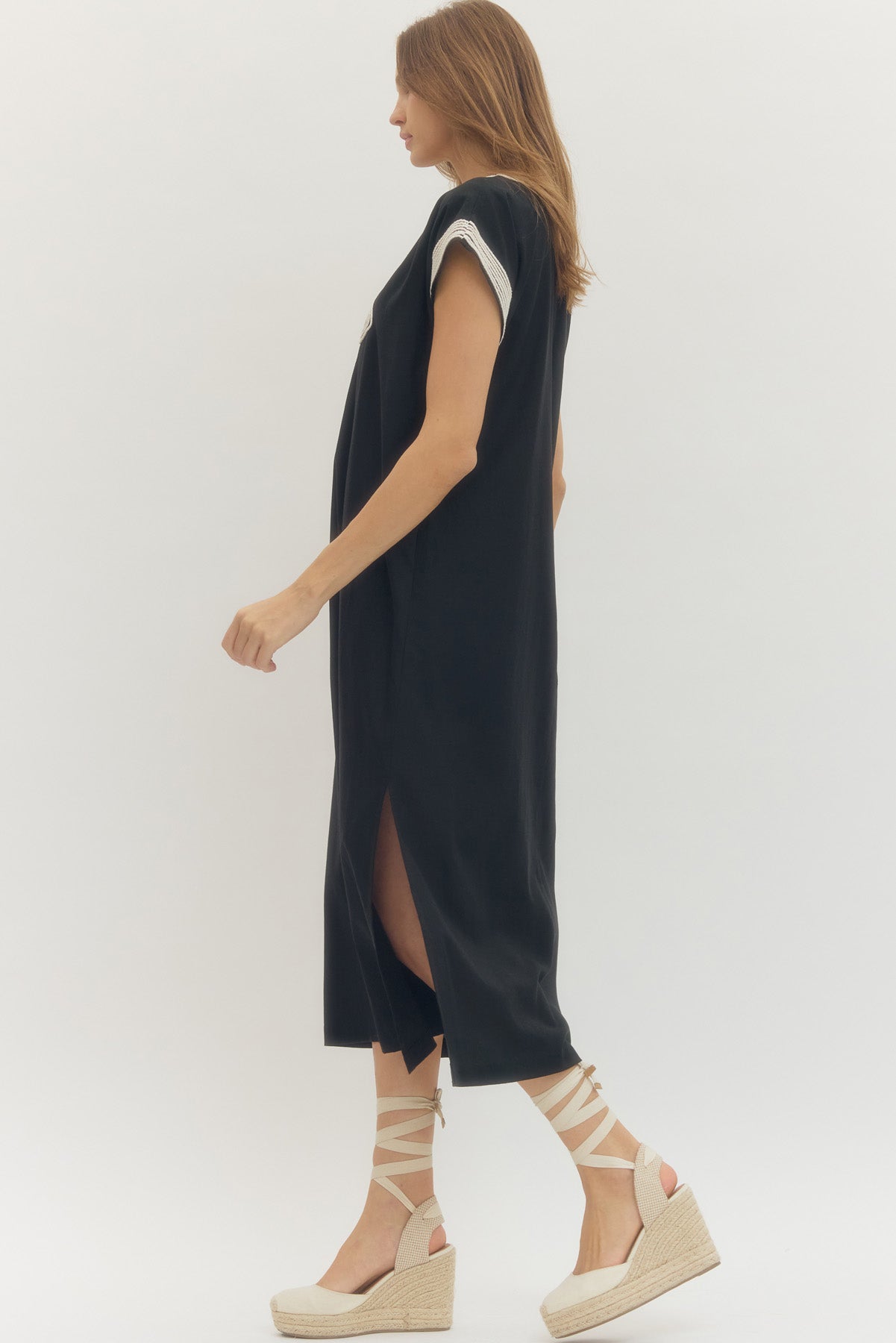 Embroidered Tunic Midi