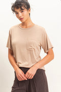 Classic Crew Neck Pocket T-Shirt