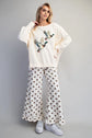 Stone Washed Duck Graphic Pullover
