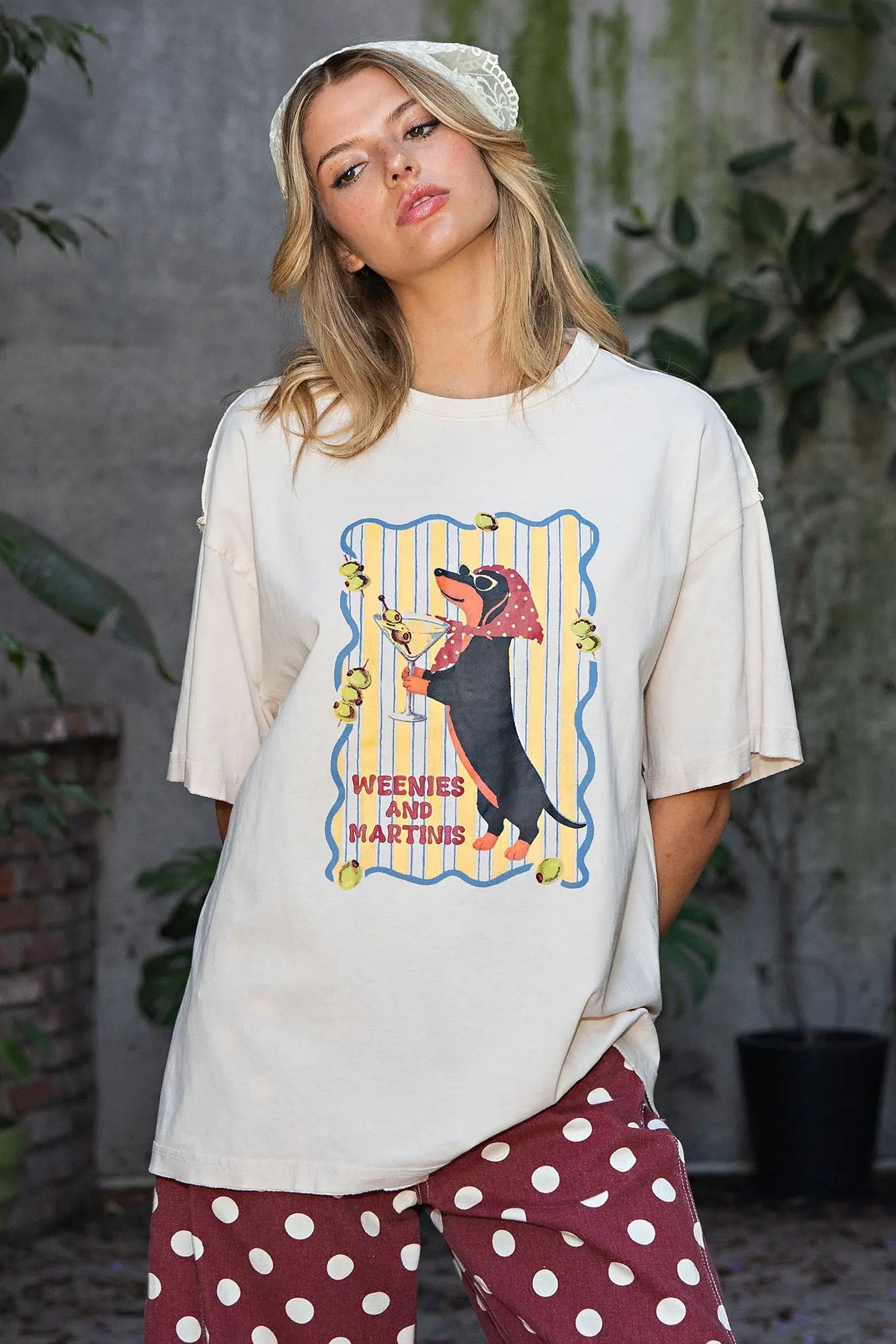 Soft Washed Weenies Graphic Top