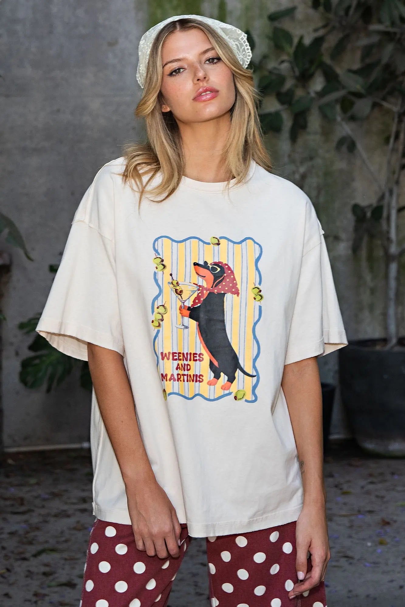 Soft Washed Weenies Graphic Top