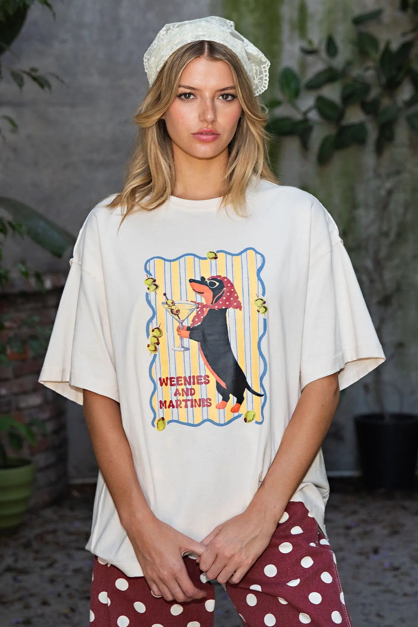 Soft Washed Weenies Graphic Top