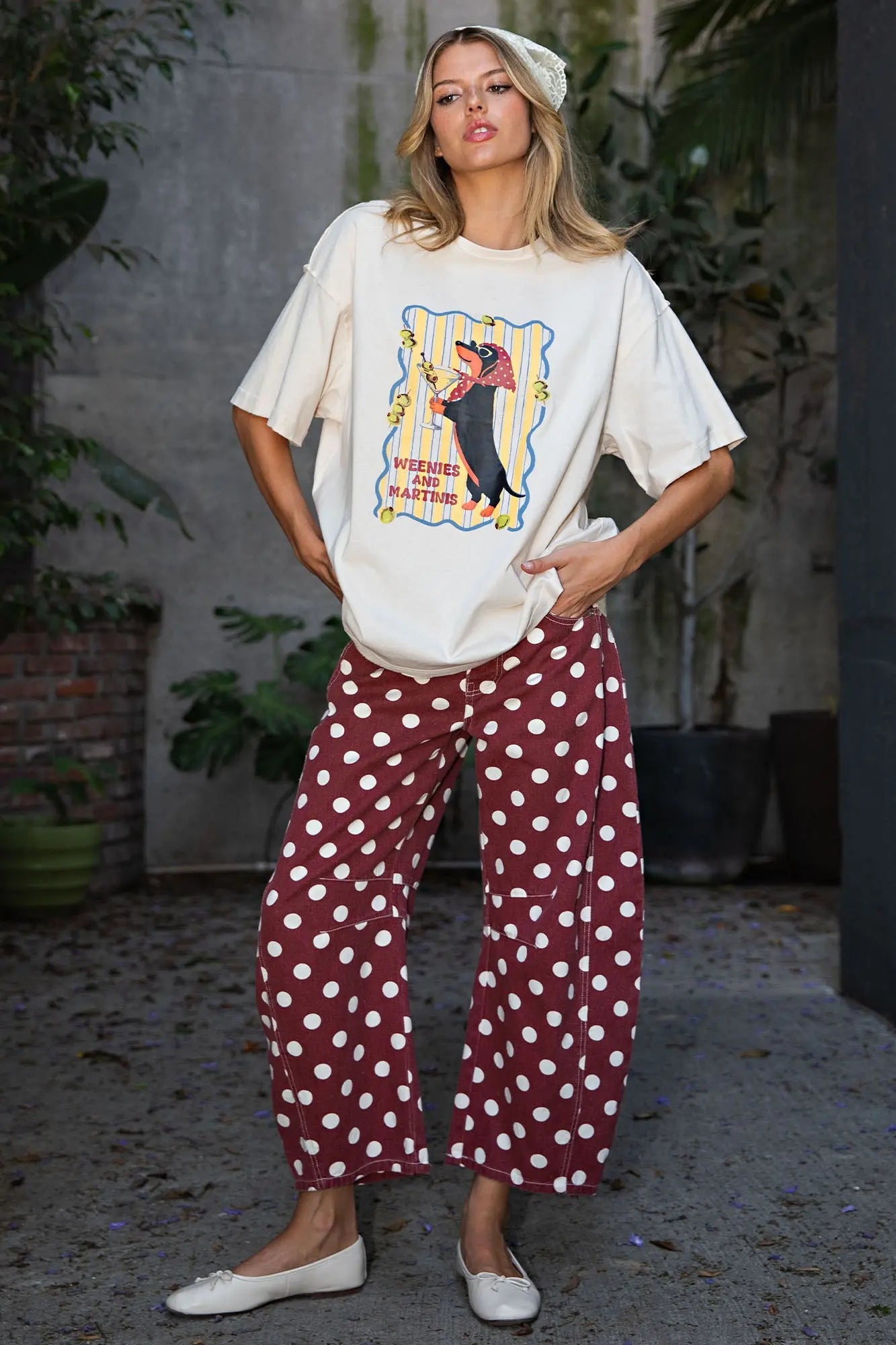 Soft Washed Weenies Graphic Top