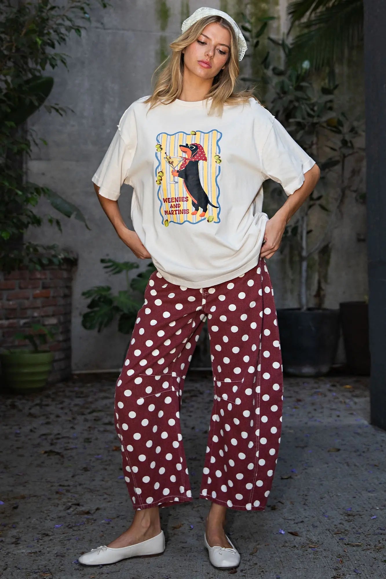 Soft Washed Weenies Graphic Top