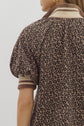 Leopard Half Zip Pullover Top image 4