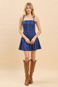 Navy Shoulder Strap Mini With Lave Trim image 4