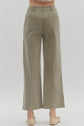 Olive High Waisted Wide Leg Pant image 5