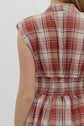 Brick Plaid Zip Up Sleeveless Midi image 5