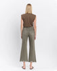 90's Vintage Super High Rise Crop Flare Jeans image 4