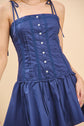 Navy Shoulder Strap Mini With Lave Trim image 3