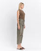 90's Vintage Super High Rise Crop Flare Jeans image 3