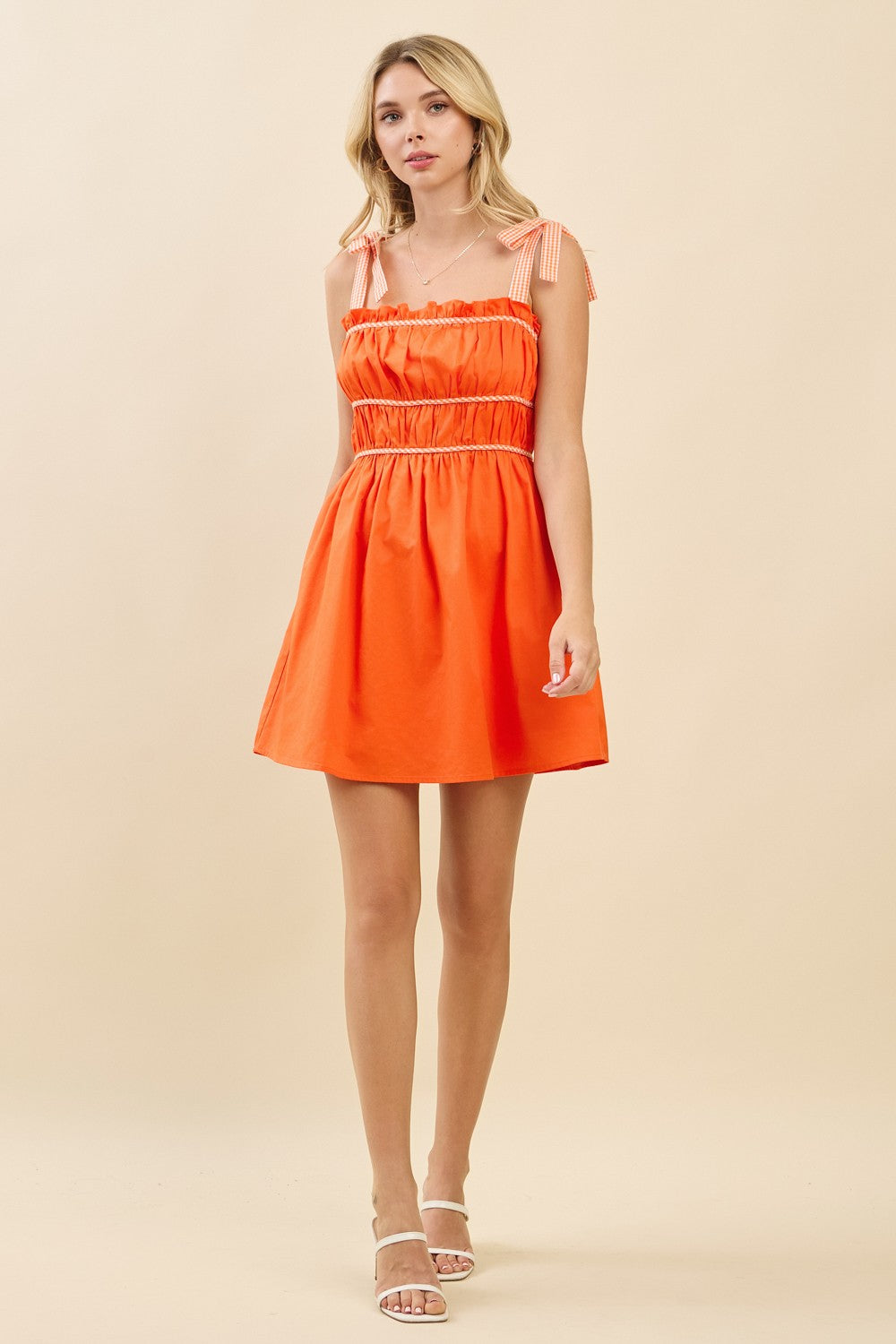 Gameday Orange Mini with Gingham Straps image 2