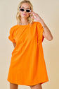 Orange Knit Mini Dress image 1
