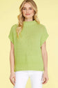 Avocado Sleeveless Mock Neck Sweater Vest