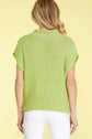 Avocado Sleeveless Mock Neck Sweater Vest