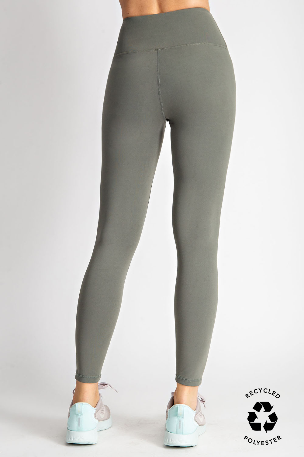 GREY SAGE BUTTER SOFT BASIC FULL LENGTH LEGGINGS image 3