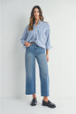 Med - Scissor Cut Wide Leg Jean image 0