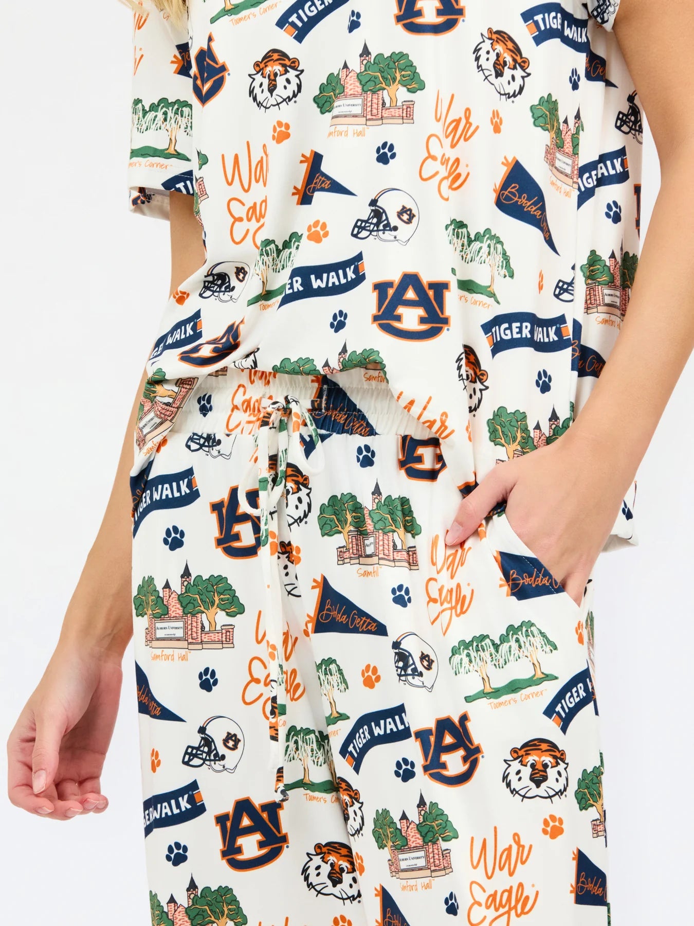 Alli Auburn Short Sleeve PJ Set