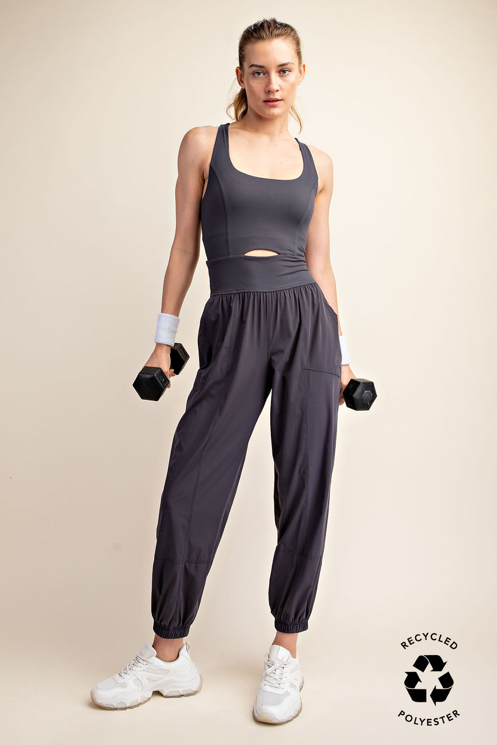 CHARCOAL BUTTER ONESIE JOGGER image 0