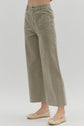 Olive High Waisted Wide Leg Pant image 3