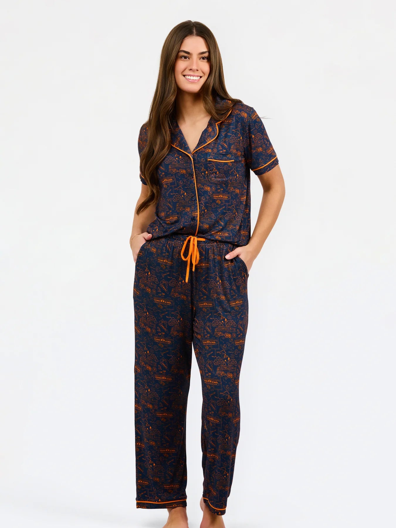 Charlotte Auburn Toile Pajama set