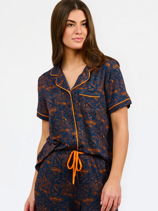 Charlotte Auburn Toile Pajama set