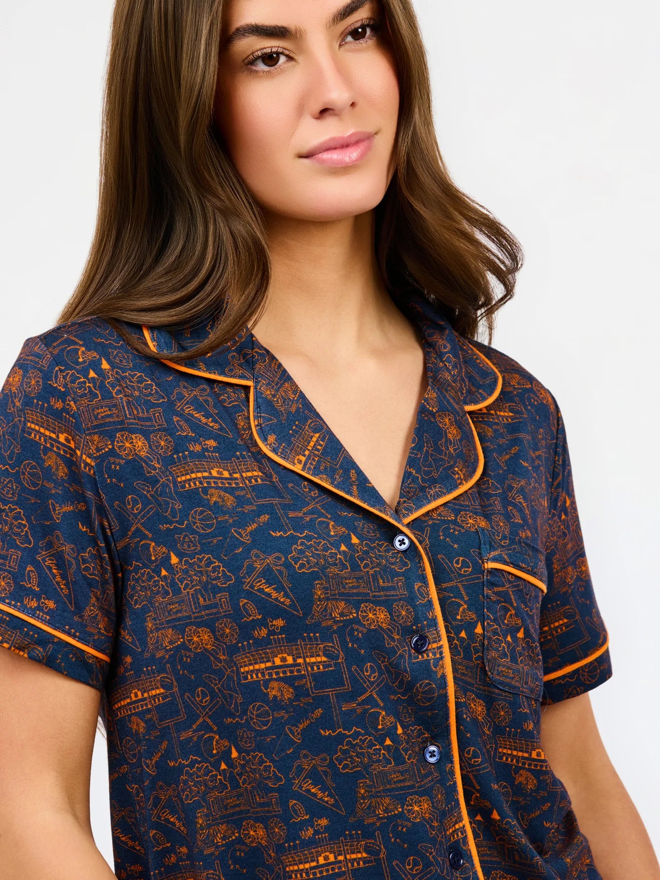 Charlotte Auburn Toile Pajama set
