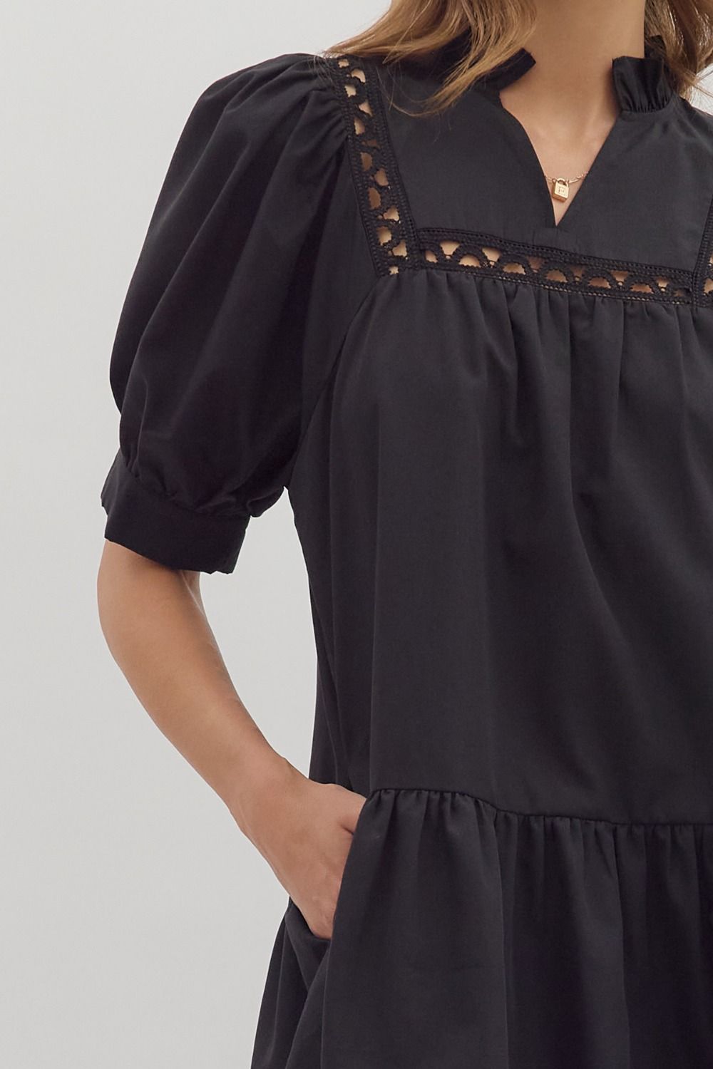 Black Mini with Scallop Accent Trim image 3