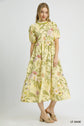 Lt. Sage Floral Tiered Midi Dress image 0