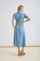 Denim Collard Button Down Shirt Dress