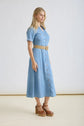 Denim Collard Button Down Shirt Dress