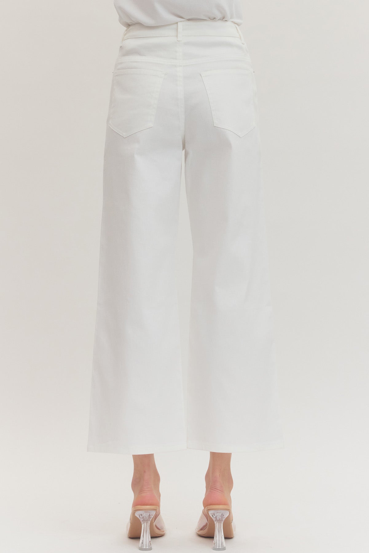 Straight Leg Pant Featuring Horsebit Detail