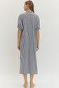 Gingham Shift Maxi Dress