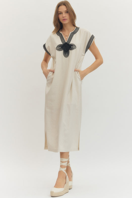 Embroidered Tunic Midi