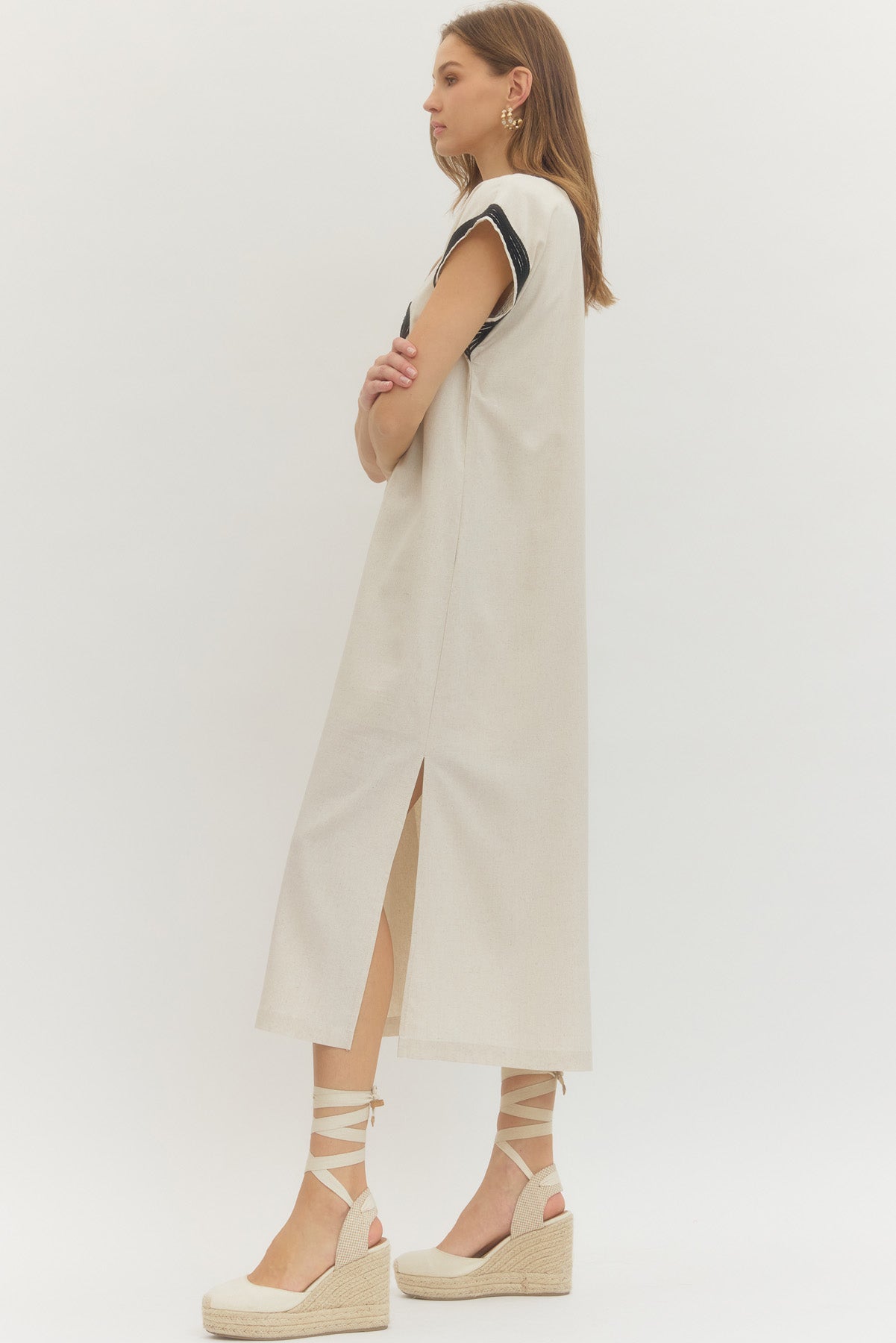 Embroidered Tunic Midi
