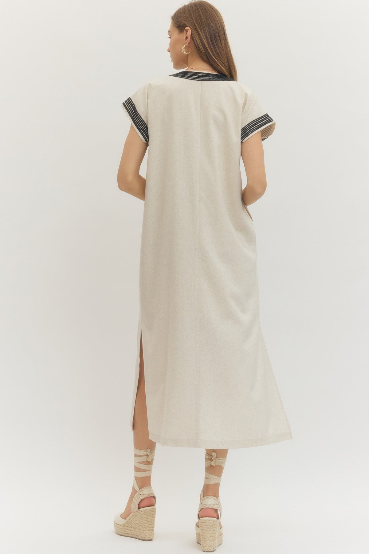 Embroidered Tunic Midi