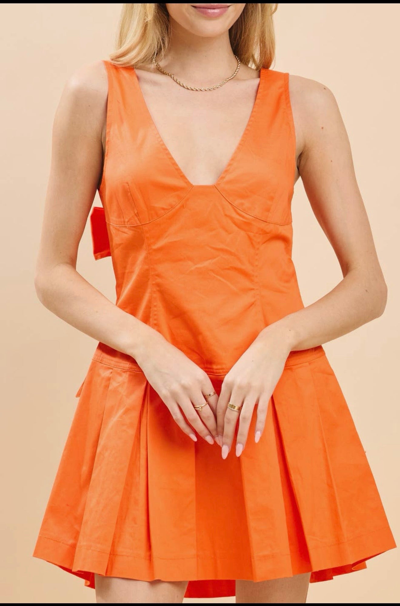 Gameday Box Pleats Midi Dress