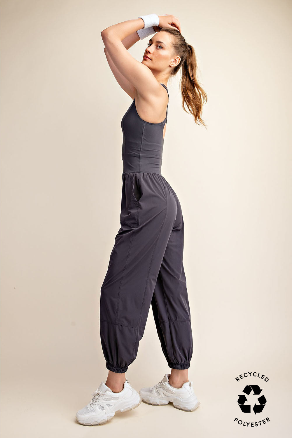 CHARCOAL BUTTER ONESIE JOGGER image 2