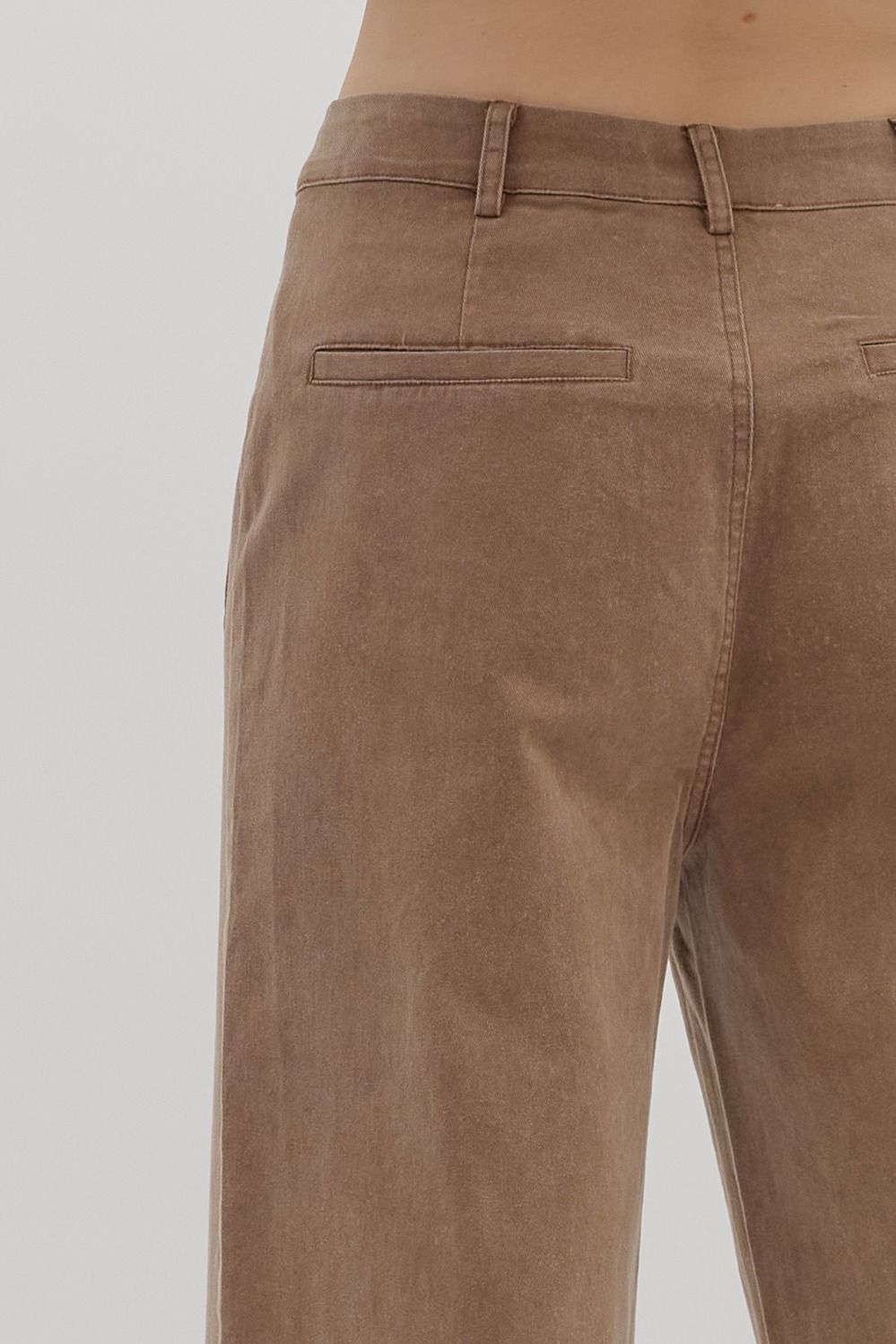 Brown High Waisted Wide Leg Pant image 5