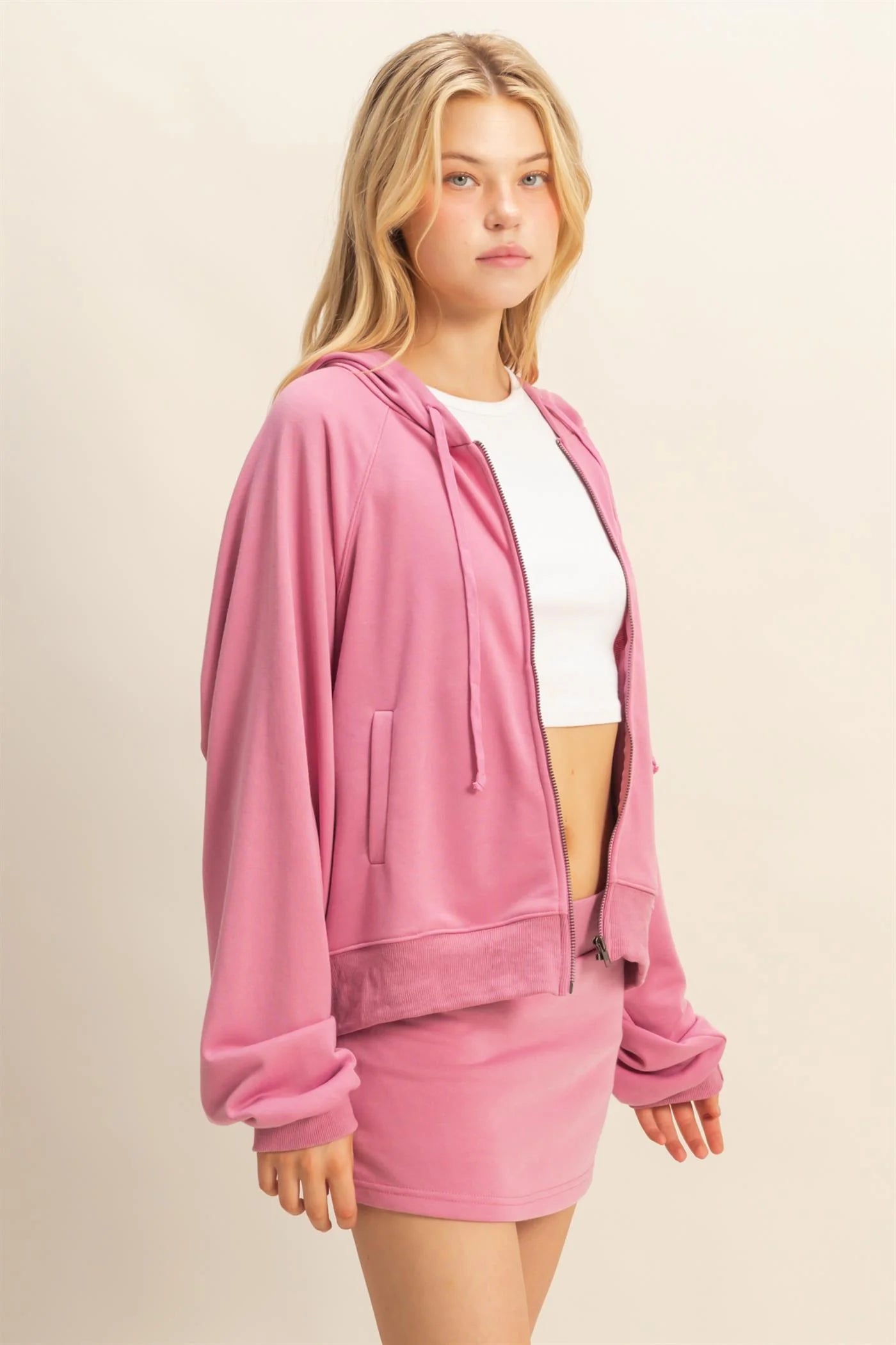 Casual Hoodie And Skorts Set image 4