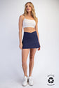NAVY BUTTER V SHAPED HIGH-WAIST SKORT image 1