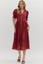 Garnet Midi With Embroidered Skirt Hem image 2