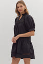 Black Mini with Scallop Accent Trim image 2