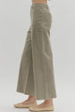 Olive High Waisted Wide Leg Pant image 2