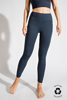 NOCTURNAL NAVY BUTTER SOFT BASIC FULL LENGTH LEGGINGS image 1