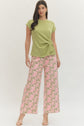 Floral Print Wide Leg Pant