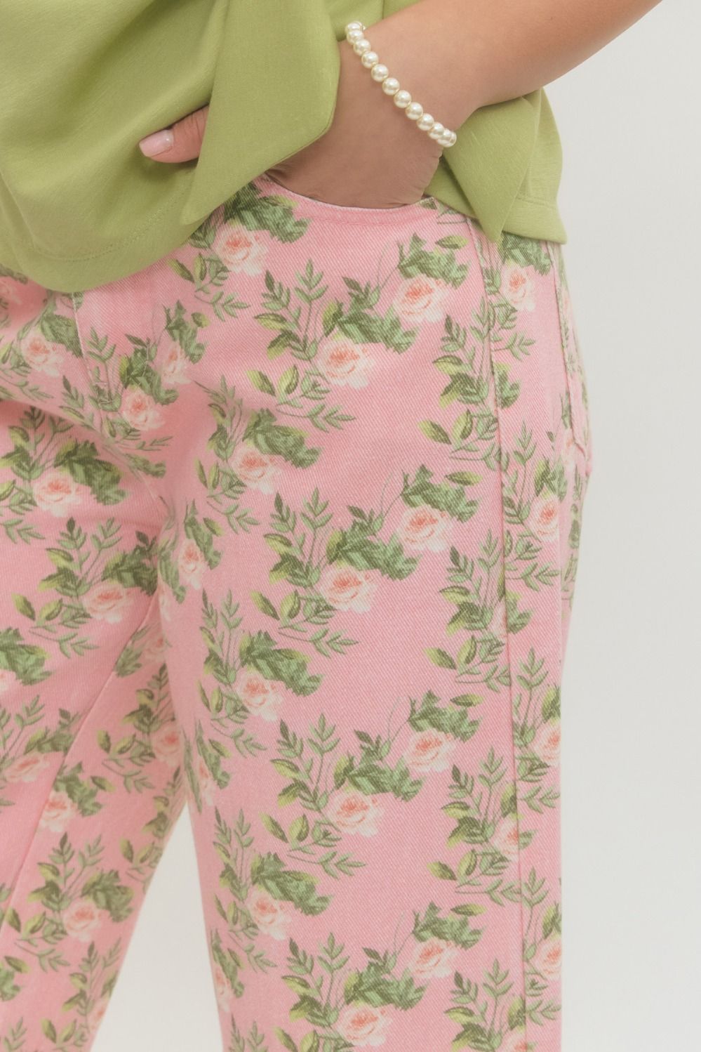 Floral Print Wide Leg Pant