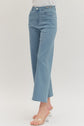 Straight Leg Pant Featuring Horsebit Detail